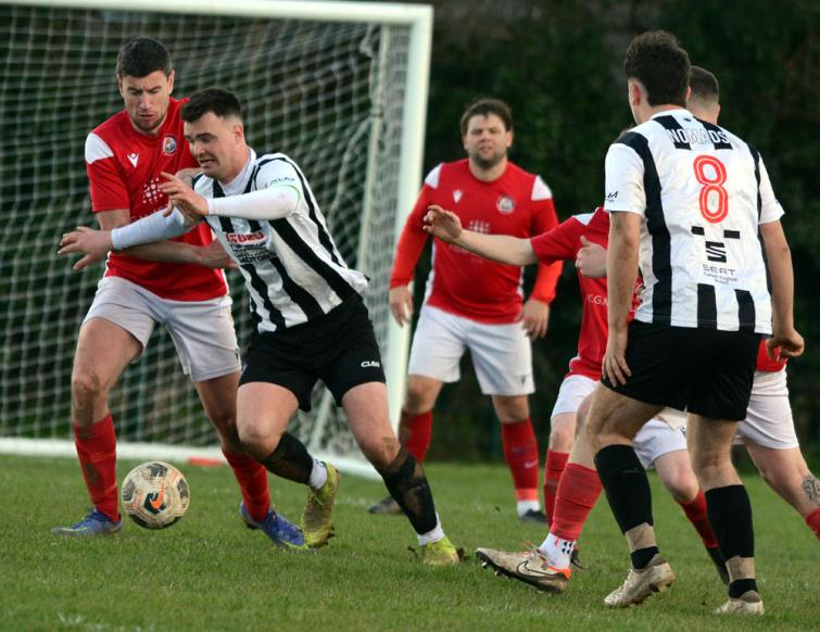 Mike Chandler scored a late winner for Neyland against Milford United
